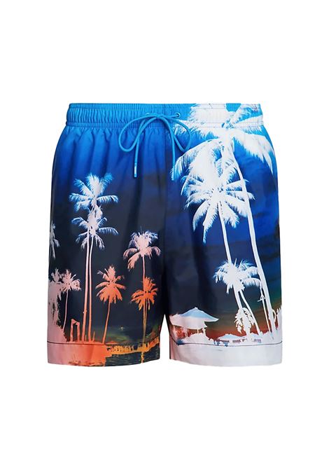 Costume Tommy Jeans Essential Media Lunghezza con Stampa Multicolor Uomo TOMMY HILFIGER SWIMWEAR | Costumi | UM0UM03295-0JL